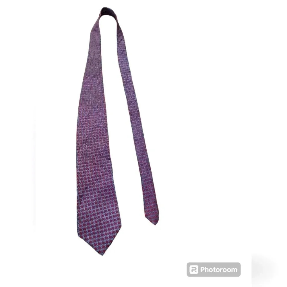 COCKTAIL COLLECTION MENS MULTICOLORED SQUARES SILK TIE